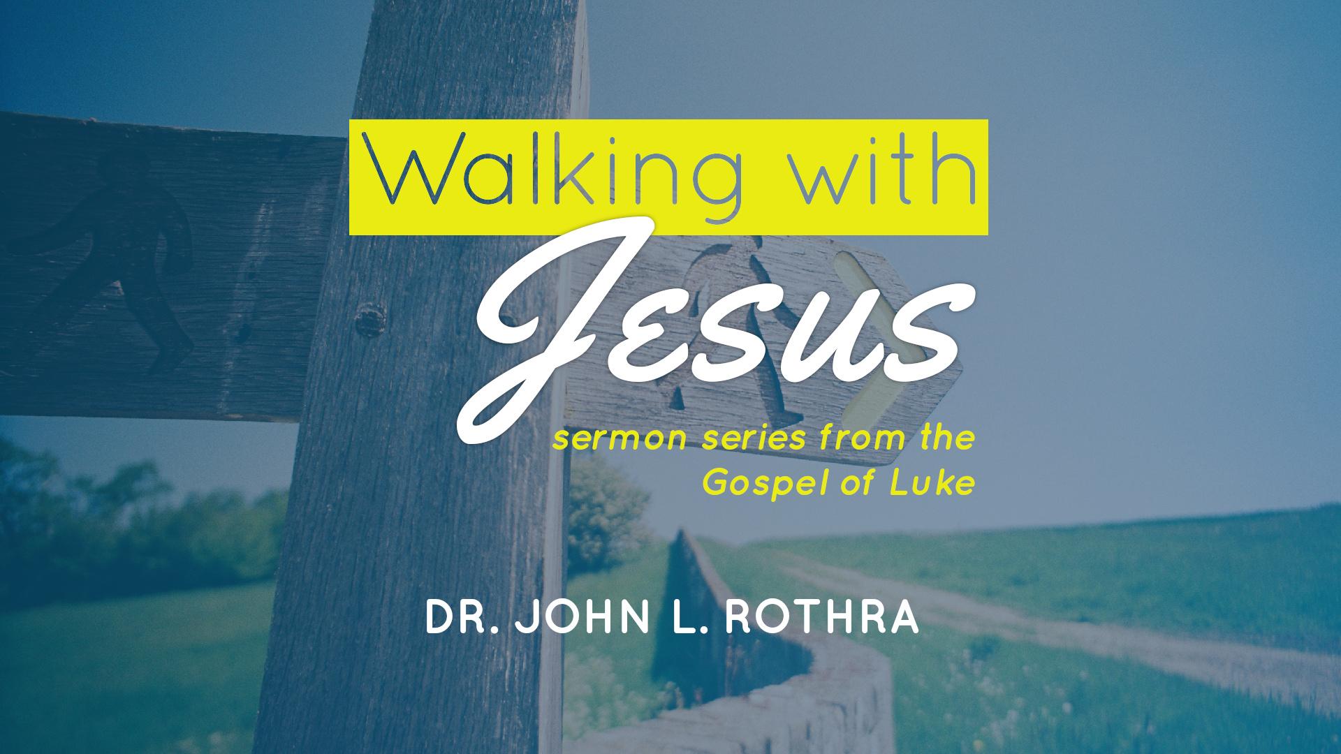 Direction sign - Walking with Jesus sermon series from Luke by Dr. John L. Rothra