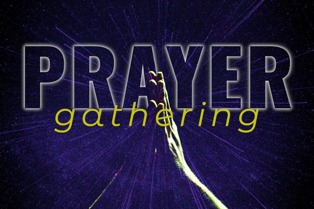 Prayer gathering praying hands