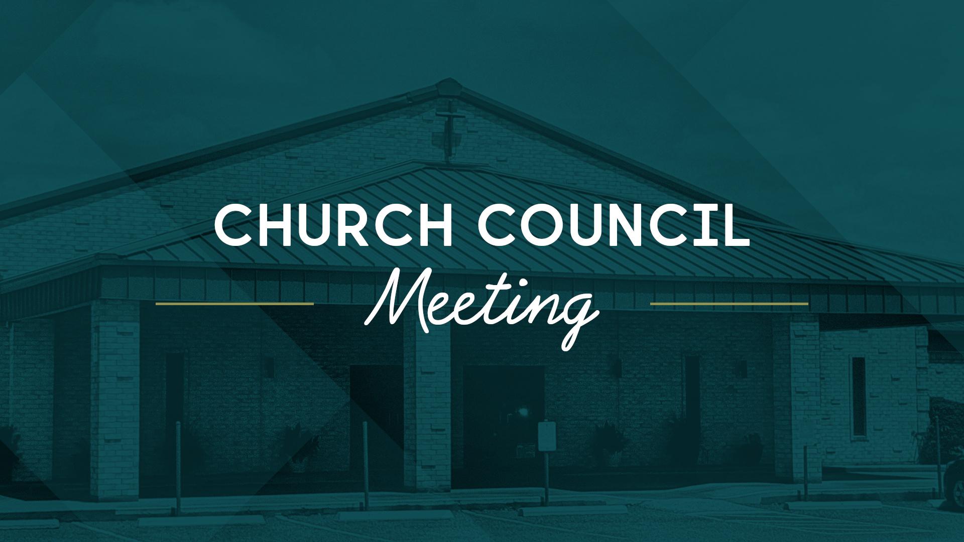 Church Council meeting for Cornerstone Baptist Church